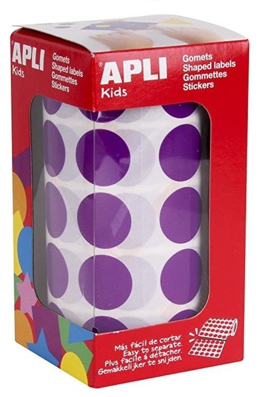 Gomets rollo redondos Ø 20 mm lila