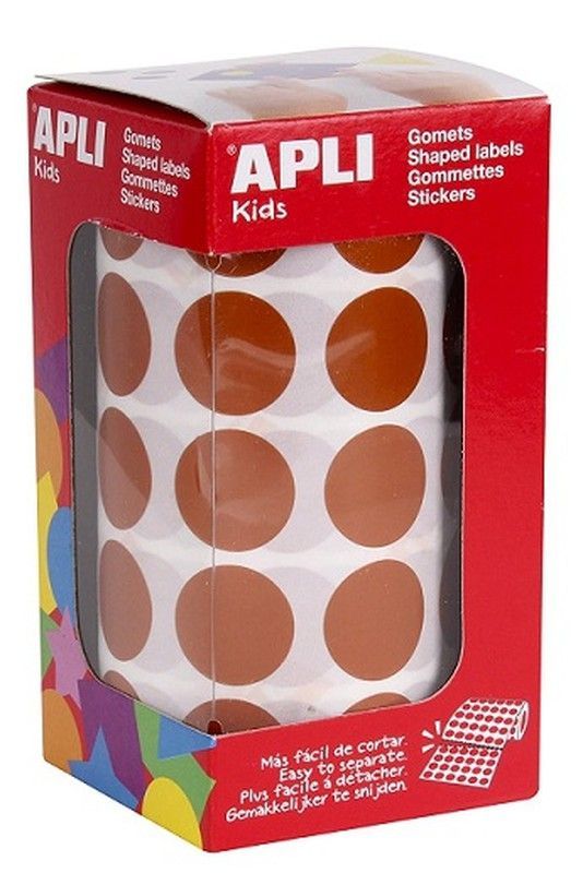 Gomets rollo redondos Ø 20 mm marrón