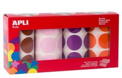 Gomets rollo redondos Ø 33 mm pack 4 und.