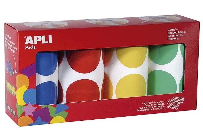 Gomets rollo redondos Ø 45 mm pack 4 und.