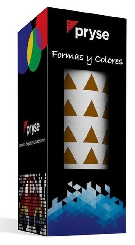 Gomets rollo triangulares 10,5 mm marrón