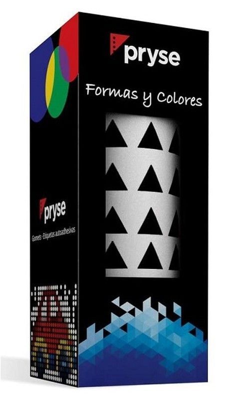 Gomets rollo triangulares 10,5 mm negro