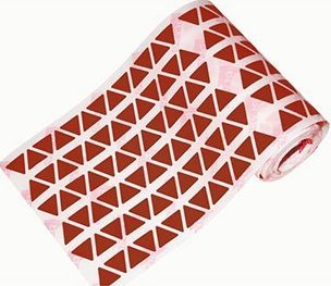 Gomets rollo triangulares 15 mm marrón