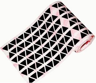 Gomets rollo triangulares 15 mm negro