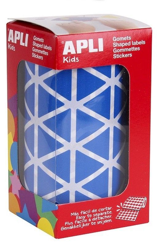 Gomets rollo triangulares 20 mm azul