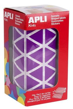 Gomets rollo triangulares 20 mm lila