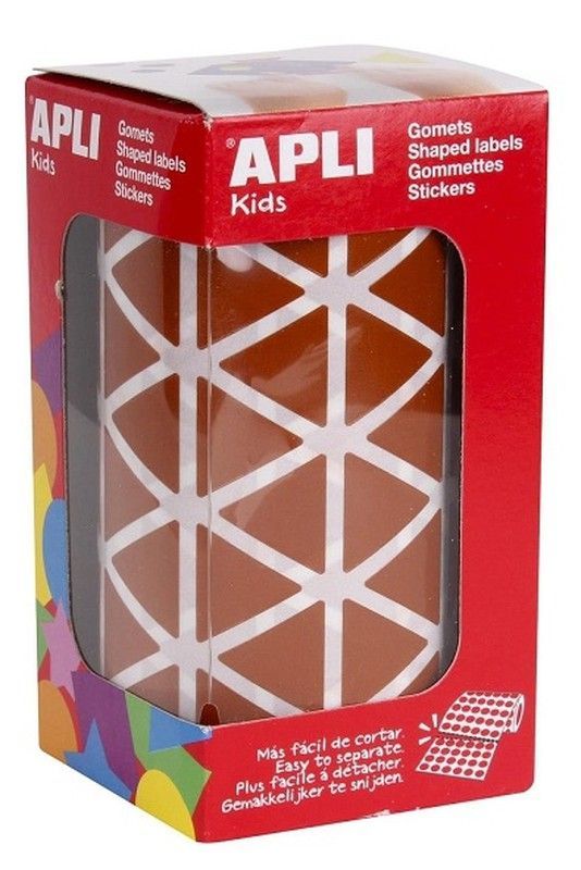 Gomets rollo triangulares 20 mm marrón