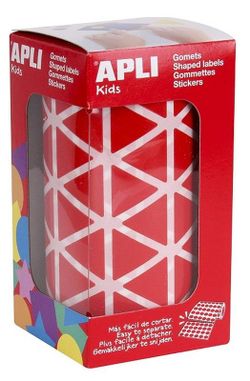 Gomets rollo triangulares 20 mm rojo