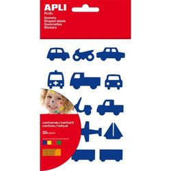 Gomets sobre vehículos Amarillo, Rojo, Azul y verde  - UE