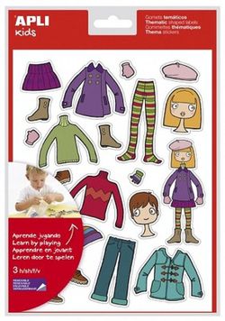 Gomets temáticos El Armario 3 hojas