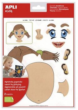 Gomets temáticos La Cara 2 hojas