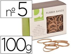 Gomillas Elasticas Q-Connect 100 Gr Numero 5 50 X 2 Mm