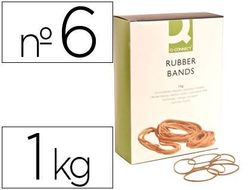 Gomillas Elasticas Q-Connect 1000 Gr Numero 6 60 X 2 Mm