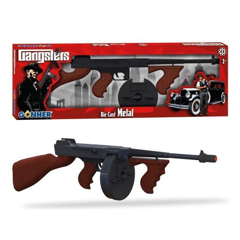 Gonher Metralleta Subfusil Thompson 8 tiros