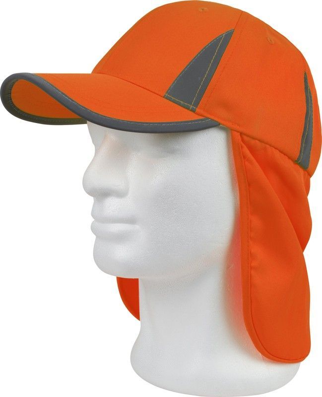 Gorra con ajuste trasero con velcro Protector Naranja