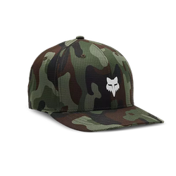 Gorra Fox Head Camo Tech Flexfit 🦊🧢 | Comodidad, Estilo y Tecnología Antihumedad 💪🌿