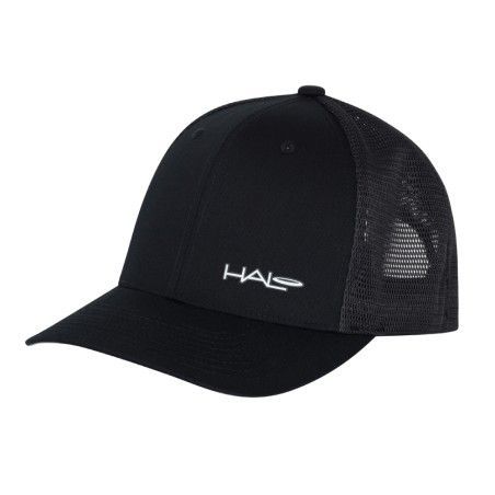 🧢🖤 Gorra HALO FlexFit Mesh Hat - Negra | Transpirable, Elástica, Estilo Deportivo y Ajuste Perfecto para Outdoor y Entrenamiento 💪🌬️☀️