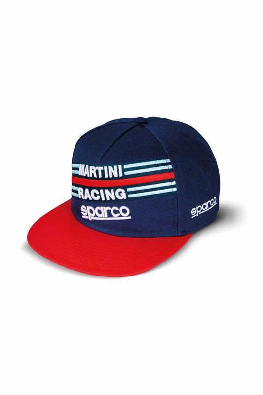 GORRA SPARCO MARTINI RACING FLAT VISERA PLANA