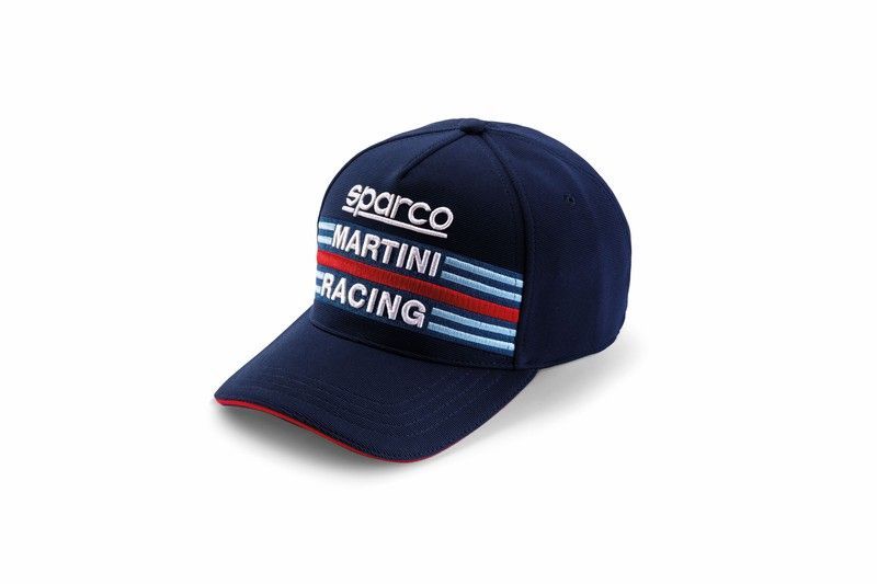 GORRA SPARCO MARTINI RACING FLEX VISERA CURVA