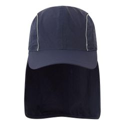 Gorra transpirable con faldón para el sol