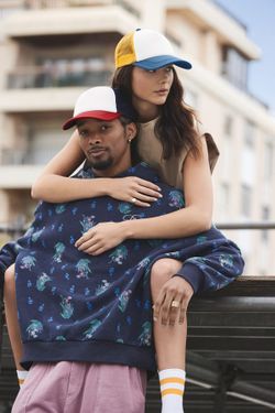 Gorra trucker de 5 paneles multicolor