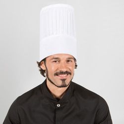 Gorro alto cocinero blanco o negro