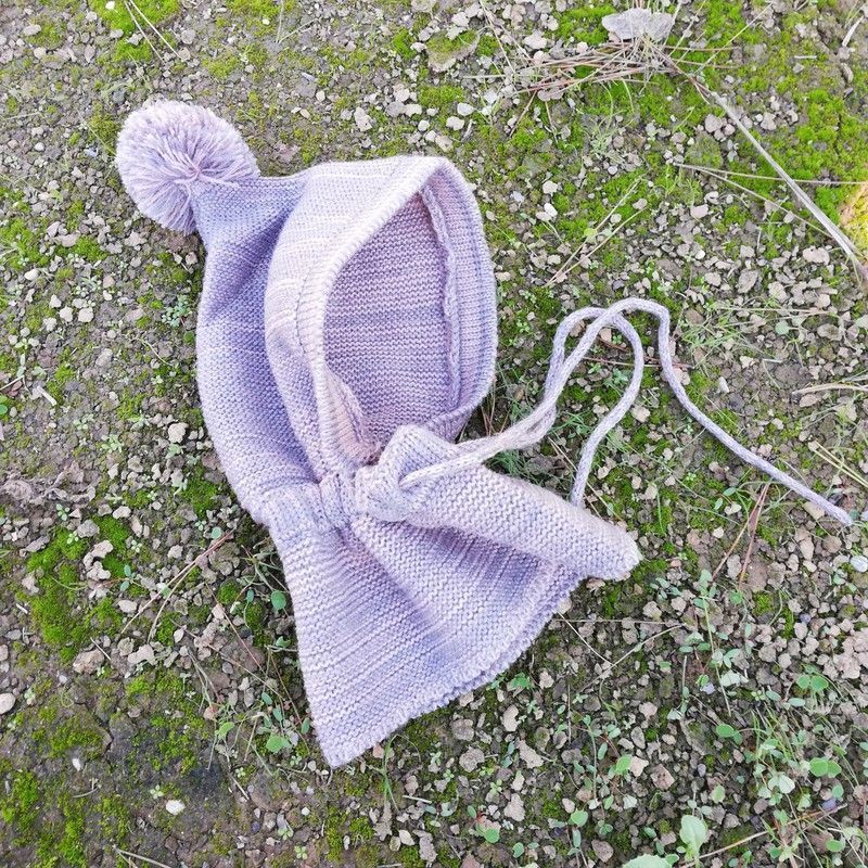 Gorro buzo bebé con pompón 104683