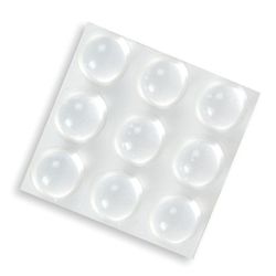 Gota Paragolpes Transparente 9 Unidades 20x20mm