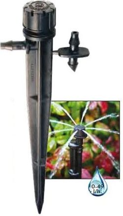 Gotero regulable con estaca 10 unid