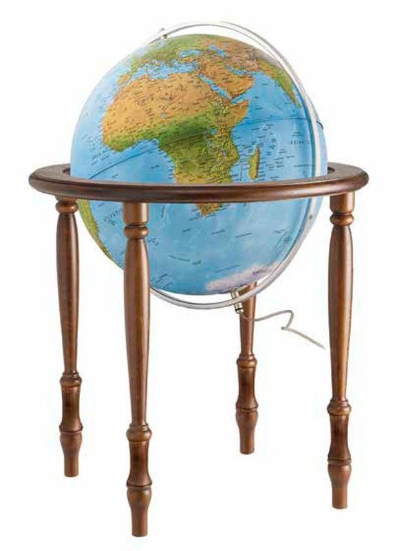 Gran globo terráqueo Cinthya Blue