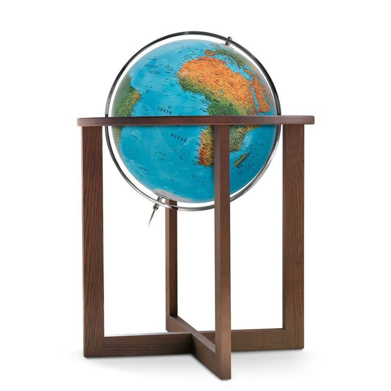 Gran globo terráqueo Cross Blue