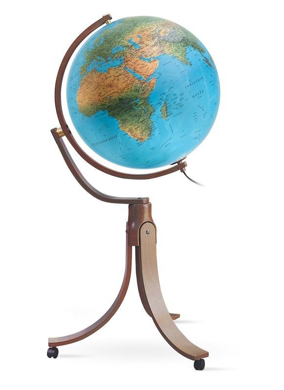 Gran globo terráqueo Emily Blue