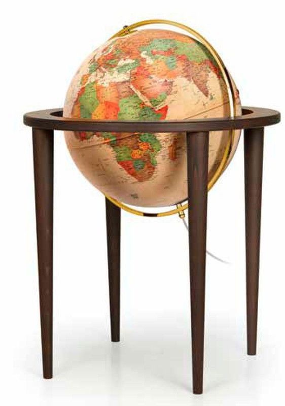 Gran globo terráqueo Queen Antique