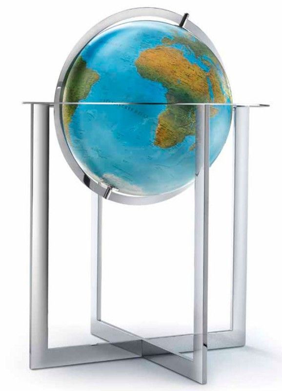 Gran globo terráqueo Steel Blue