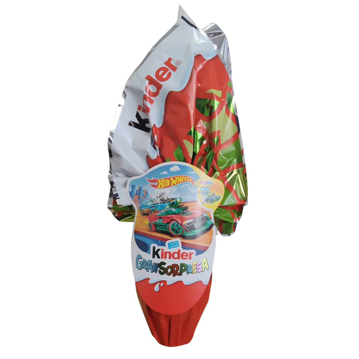 Gran Huevo Sorpresa Kinder Hot Wheels. Huevo de pascua de Kinder (150 gramos)
