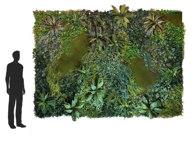 Gran Jardin artificial musgo-helecho m2