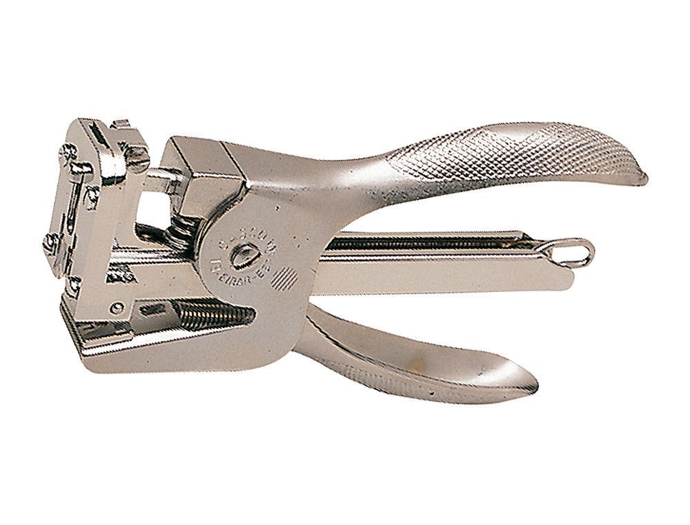 Grapadora de Tenazas M-83 30 Hojas Cromada 100 Grapas