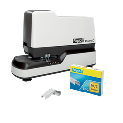 Grapadora Rapid mod. 90EC, (grapa 66 y grapa 44), blanco
