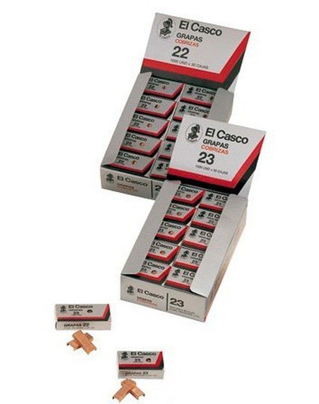 Grapas el casco. Cajas de 1000 grapas