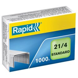 Grapas Rapid 21/4 mm. Caja 1000 Standard galvanizada