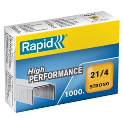 Grapas Rapid 21/4 mm. Caja 1000 Strong galvanizada