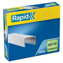 Grapas Rapid 23/12 mm. Caja 1000 Standard galvanizada