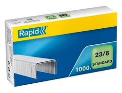 Grapas rapid 23/8 mm galvanizada caja de 1000 unidades
