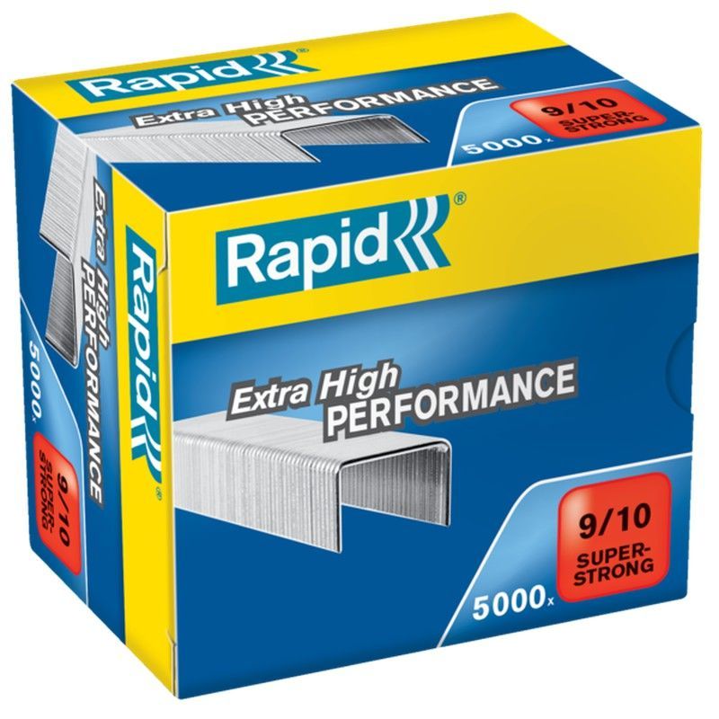 Grapas Rapid 9/10 mm. Caja 5000 Super Strong galvanizada
