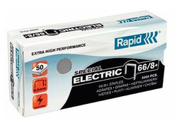Grapas Rapid Nº 66/8+ Galvanizadas Super Strong Caja de 5000 Grapas
