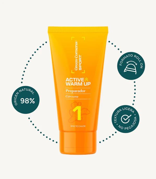 Green Corners active warm up gel roll on 50 ml