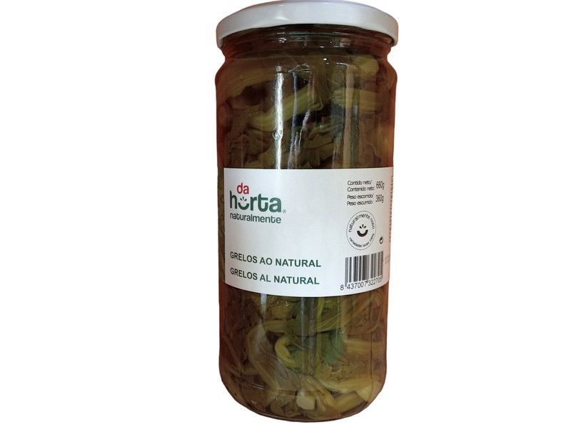 Grelos al natural