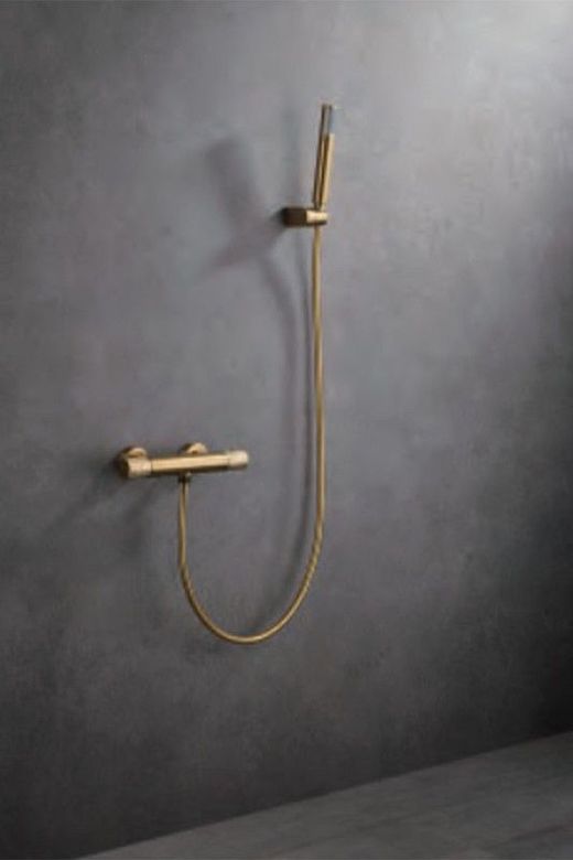 Grifería de ducha termostática Line Oro Cepillado BTD038-5OC  Imex