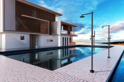 Grifería de piscina Kansas negro mate acero inoxidable S.316 (2 vías)