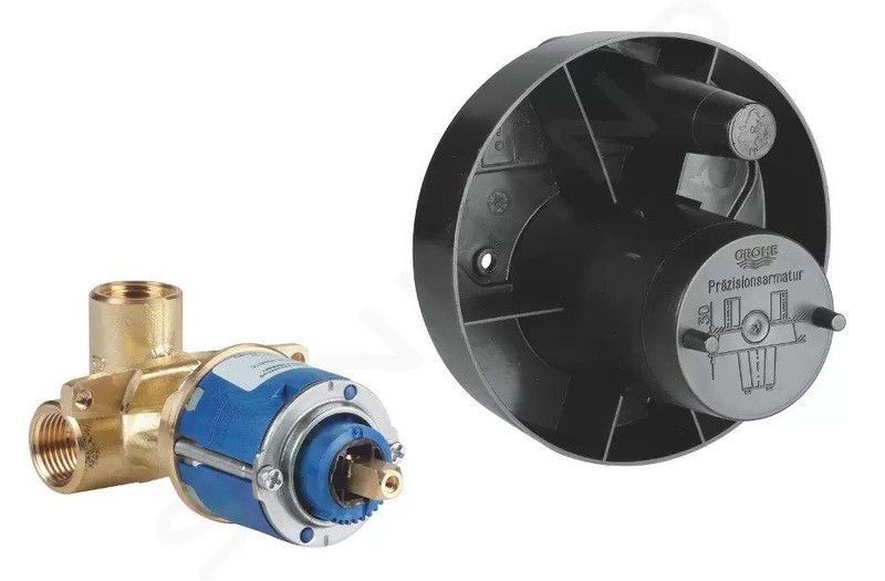 Grifería monomando para ducha 1/2“ Eurostyle parte empotrable cromo